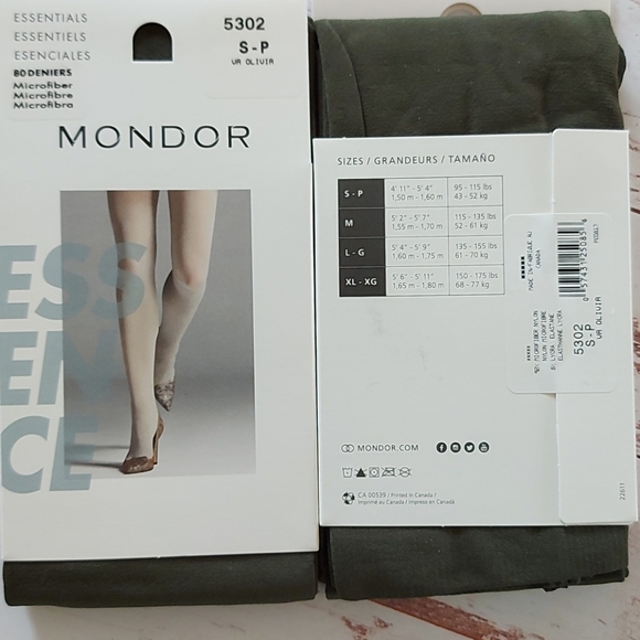 Opaque Microfiber Tights - Picture 3 of 4